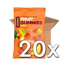 Bombus Fruit Gummies ovocné kúsky - mango 35g | 20ks v kartóne