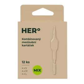 Herbadent Hero kombinované medzizubné kefky MIX 12ks