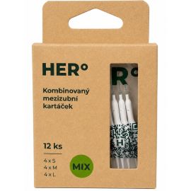 Herbadent Hero kombinované medzizubné kefky MIX 12ks