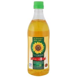 Klátovský olej 200°C Panenský slnečnicový na vyprážanie a fritovanie 1 liter