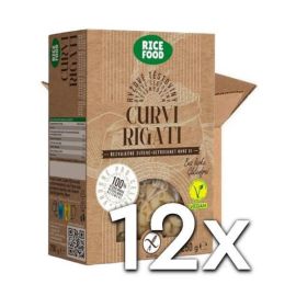 RiceFood Curvi Rigati kolienka ryžové cestoviny 250g | 12ks v kartóne