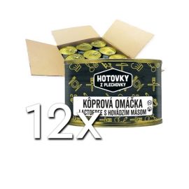 Hotovky z plechovky Kôprová omáčka s hovädzím mäsom Lactofree 400g | 12ks v kartóne