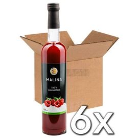 Valach Prírodná malinová šťava 100% 500ml | 6ks v kartóne