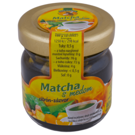 Natur Products Pečený čaj s medom Matcha - citrón a zázvor 40ml