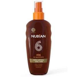 Nubian Olej na opaľovanie SPF6 sprej 200ml