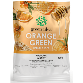 Green Idea Bylinné cukríky Orange green - Podpora imunity 100g