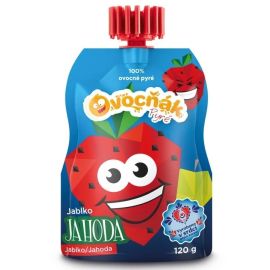 Ovocňák Ovocné pyré jahoda 120g