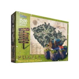 Puzzle maľované Česko 1500