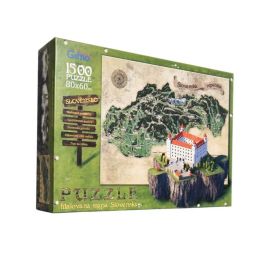 Puzzle maľované Slovensko 1500