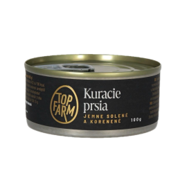 Top-farm Kuracie prsia jemne solené a korenené 100g
