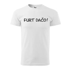 Tričko Furt dačo Unisex Biele