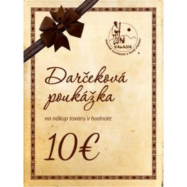 Darčeková poukážka 10 eur