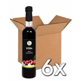 Valach Ovocná šťava Višňa 100% 500ml | 6ks v kartóne