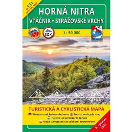 Vtáčnik - Horná Nitra 131 Turistická mapa 1:50 000