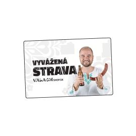 Magnetka Valach "Vyvážená strava" 9,5x6 cm