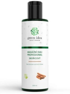 Green Idea Škorica masážny olej 200ml