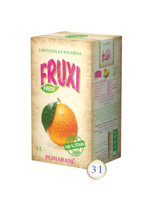 Fruxi pomaranč 100% šťava 3L