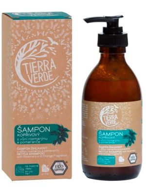 Tierra Verde Šampón Žihľavový s vôňou rozmarínu a pomaranča 230ml