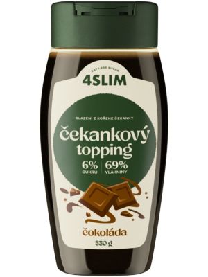 4SLIM Čakankové sladidlo Čokoláda 330g