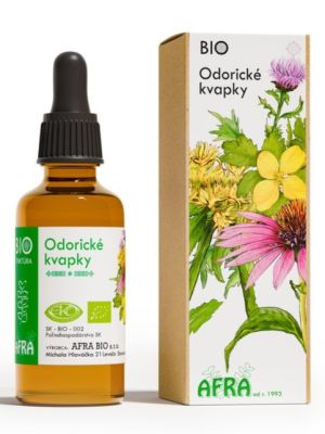 AFRA Výťažok odorické kvapky - BIO tinktúra 50ml