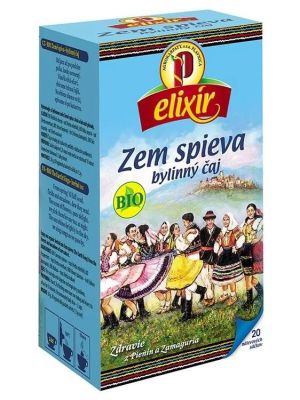 Agrokarpaty elixír Zem spieva bylinný čaj bio 20x1,5g