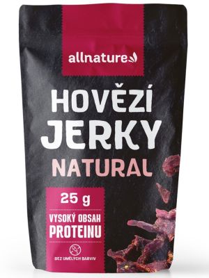 Allnature Hovädzie sušené mäso Natural Jerky 25g
