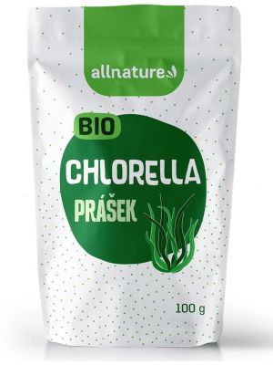 Allnature Chlorella prášok BIO 100g