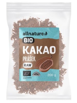 Allnature Kakao prášok RAW 200g