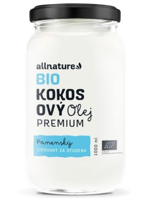 Allnature Kokosový olej panenský BIO 1l