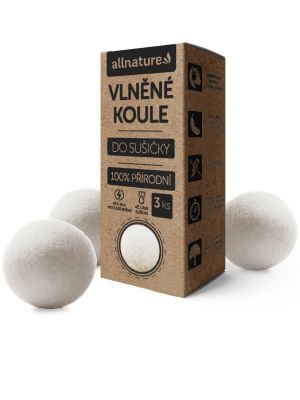 Allnature Vlnené gule do sušičky 3ks