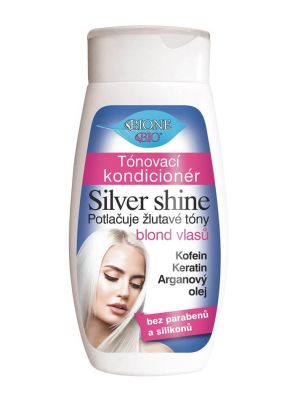 Bione cosmetics Tónovací kondicionér na vlasy Silver shine 260ml