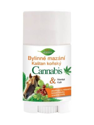 Bione Cosmetics - Bylinné mazanie stick Cannabis s pagaštanom konským 260ml