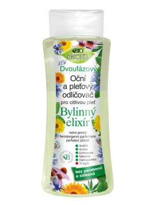Bione Cosmetics - Dvojfázový očný a pleťový odličovač Bylinný elixír 255ml