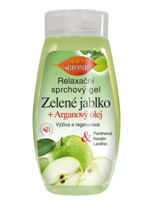 Bione Cosmetics Relaxačný sprchový gél Zelené jablko 260ml