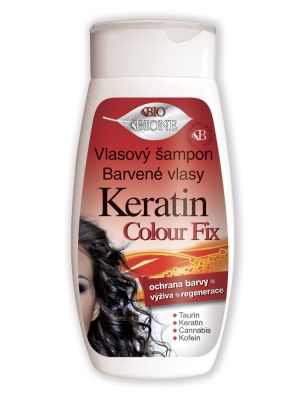 Bione Cosmetics - Vlasový šampón na farebné vlasy Keratín Colour Fix 260ml