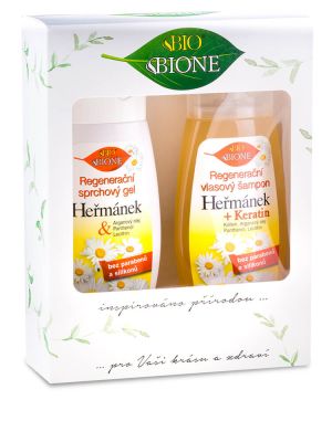 Bione Cosmetics - Darčeková kazeta HARMANČEK Regeneračný sprchový gél + Regeneračný vlasový šampón