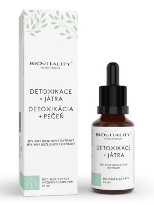 Biovitality Detoxikácia + pečeň bezliehová tinktúra 25ml