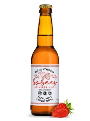 Bobees Ginger Ale Zázvor Jahoda 0,33l