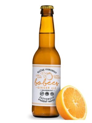 Bobees Ginger Ale Zázvor Pomaranč 0,33l