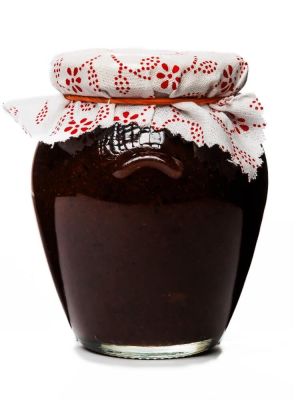 Natur products Broskyňovo - marhuľovo - čučoriedkový lekvár s mätou a s medom 330g
