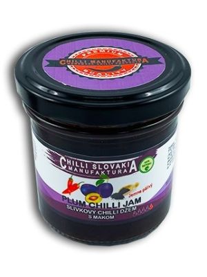 Chilli Manufaktúra Slivkový chilli jam s makom 150g
