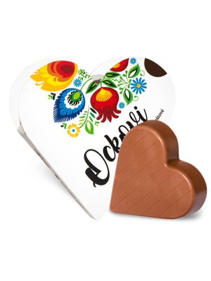 Chocolate Patrik Čokoládové srdce biele horké - Ockovi