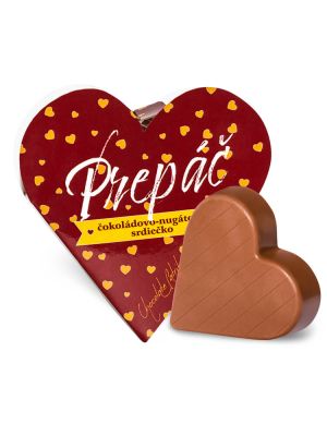 Chocolate Patrik Čokoládové srdce bordové horké - Prepáč