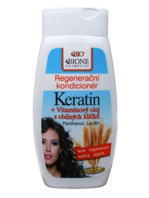 Bione Cosmetics - Regeneračný kondicionér Keratin + Olej z obilných klíčkov 260ml