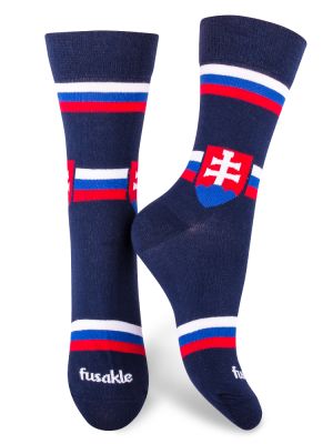 Fusakle ponožky hockey fun Slovensko S 36 - 40