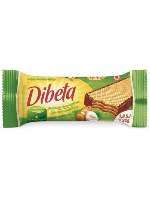 Dibeta Oblátka s lieskovoorieškovou náplňou 32g