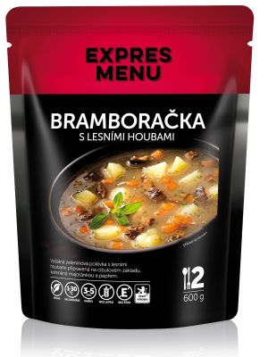 Expres menu Zemiaková polievka s lesnými hubami 2 porcie 600g