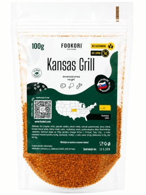 Fookori Kansas Grill Americká zmes na grill 100g