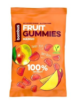 Bombus Fruit Gummies ovocné kúsky - mango 35g