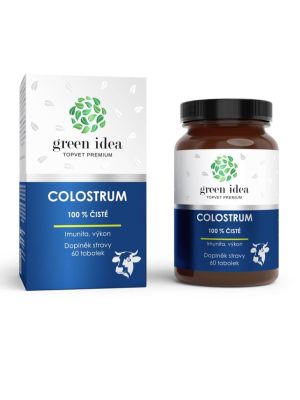 Topvet Green Idea Colostrum 100% čisté 60 kapsúl